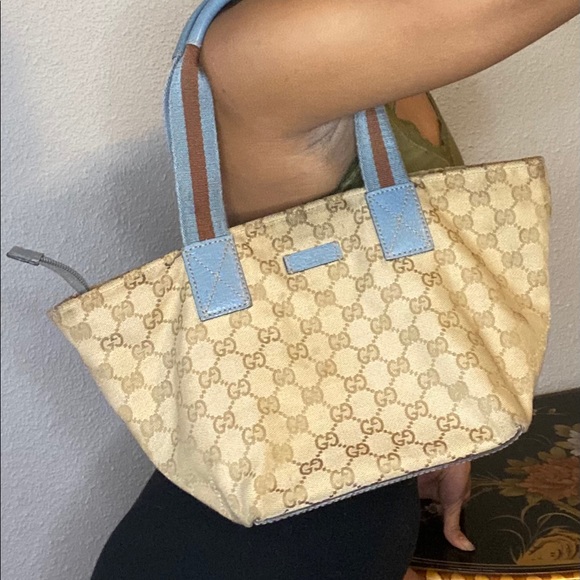 SOLD!! ✨Gucci Gg Canvas Small Tote Bag✨ - Picture 13 of 16